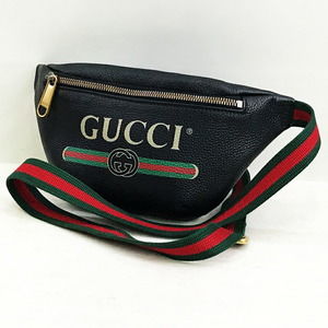 Gucci Print Belt Bag Black